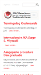 Mobile Screenshot of jka-vlaanderen.be
